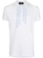 Dsquared2 Ruffle-trimmed Polo Shirt - White