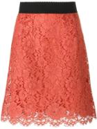 Dolce & Gabbana A-line Lace Skirt