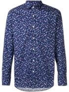 Canali Shell Print Shirt - Blue