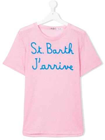 Mc2 Saint Barth Kids St. Barth J'arrive - Pink & Purple