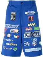 Moschino Racing Print Shorts