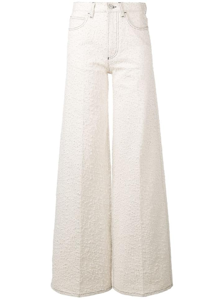 Sonia Rykiel Textured Wide-leg Trousers - Neutrals