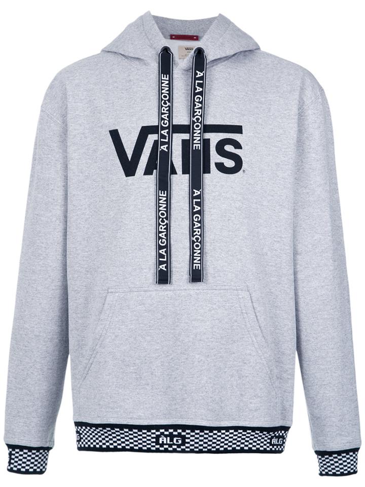 À La Garçonne Printed Hoodie - Grey