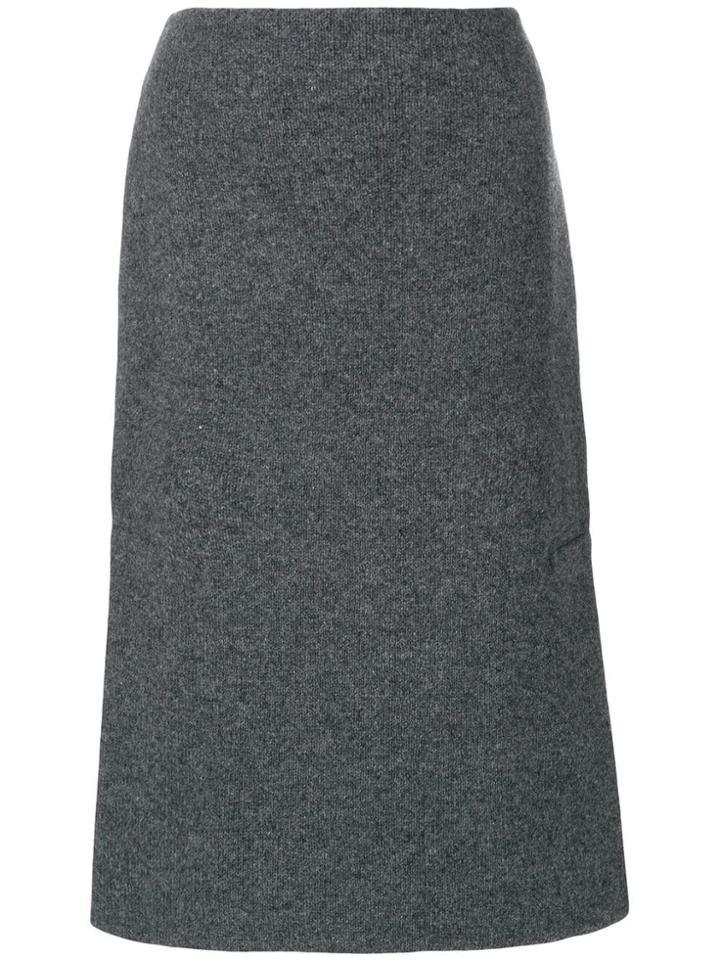 Marni A-line Midi Skirt - Grey