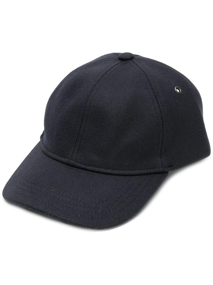 P.c.a.c. Woaihh24041 Dark Navy Leather/fur/exotic Skins->leather