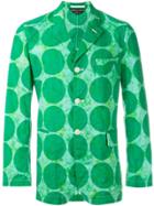 Comme Des Garçons Vintage Circle Print Jacket - Green