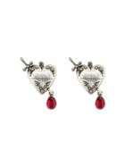 Alexander Mcqueen Dagger Heart Cufflinks - Metallic