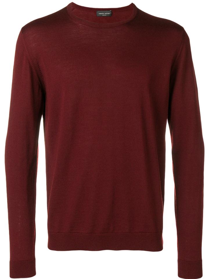 Roberto Collina Crew Neck Sweater - Red