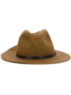 Diesel Fedora Hat, Adult Unisex, Size: 58, Brown, Wool