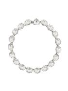 Tory Burch Crystal Necklace - Silver