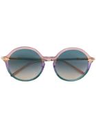 Pomellato Round Gradient Sunglasses - Multicolour