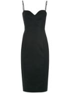 Tufi Duek Fitted Midi Dress - Black