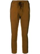 Haider Ackermann Jogging Cropped Trousers - Brown