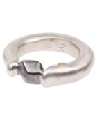 Rosa Maria 'pillar' Ring, Men's, Size: 59, Silver