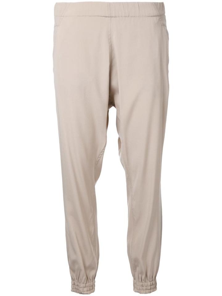 Scanlan Theodore Low Rise Harem Trousers, Women's, Size: 10, Brown, Silk