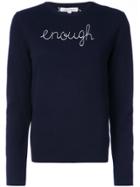 Lingua Franca Enough Sweater - Blue