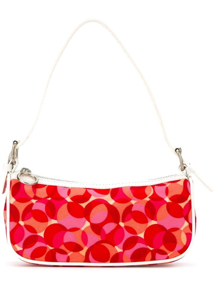 Céline Vintage Printed Shoulder Bag, Pink/purple