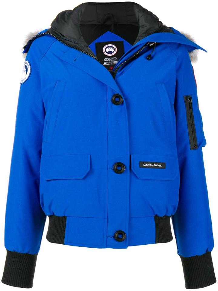 Canada Goose Chilliwack Pbi Bomber Jacket - Blue