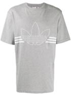 Adidas Logo Print T-shirt - Grey