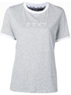 Dkny Logo Print T-shirt - Grey