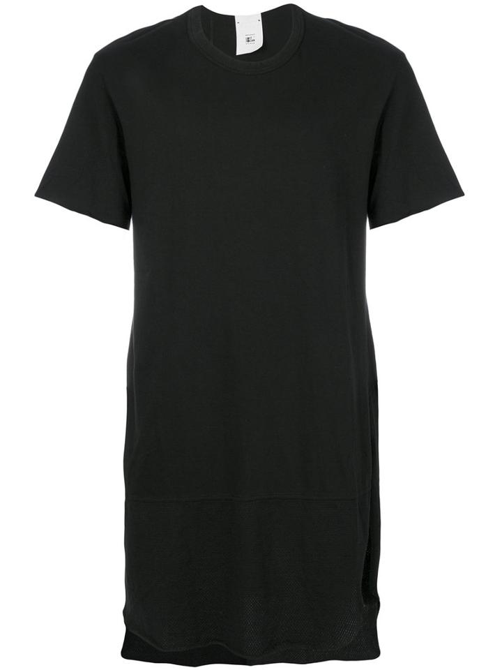 Lost & Found Rooms - Over Longline T-shirt - Men - Cotton - S, Black, Cotton