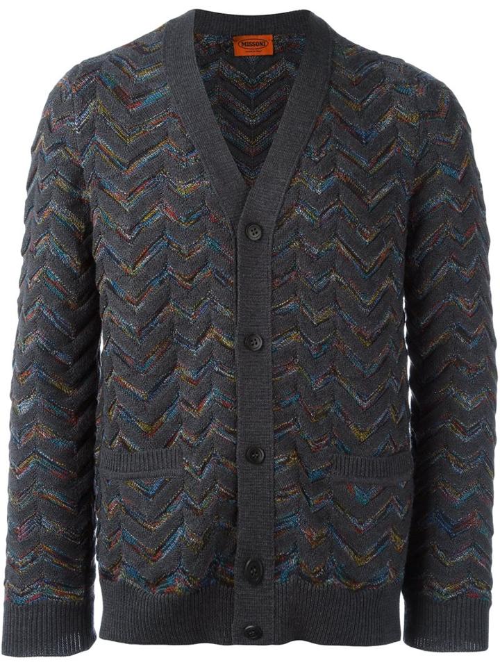 Missoni Zig-zag V-neck Cardigan