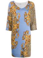 Liu Jo Baroque Print Dress - Blue