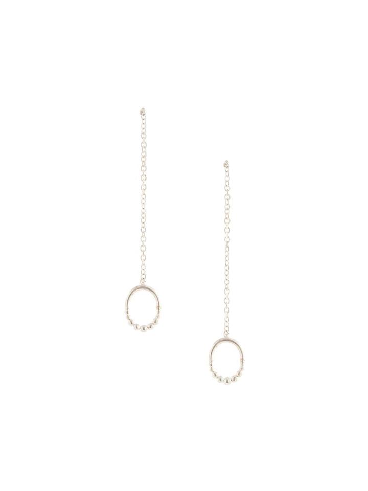 Natalie Marie Indra Drop Studs - Silver