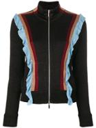 Marco De Vincenzo Ruffle Jacket - Brown