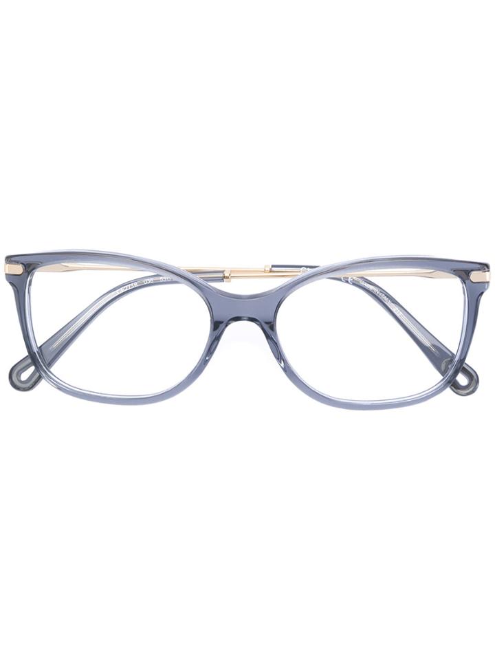 Chloé Eyewear Framed Eye Glasses - Grey