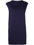 Moncler - String Tie Sports Dress - Women - Cotton/polyester - Xs, Blue, Cotton/polyester