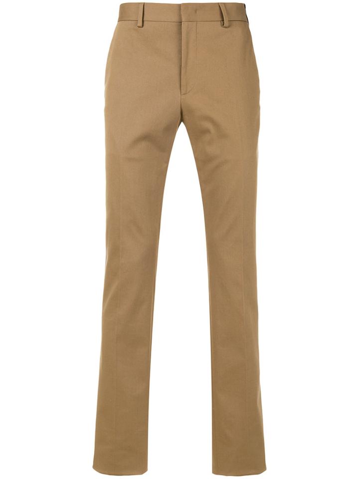 Fendi Side Stripe Trousers - Brown