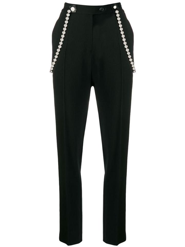 Christopher Kane Crystal Tailored Trouser - Black