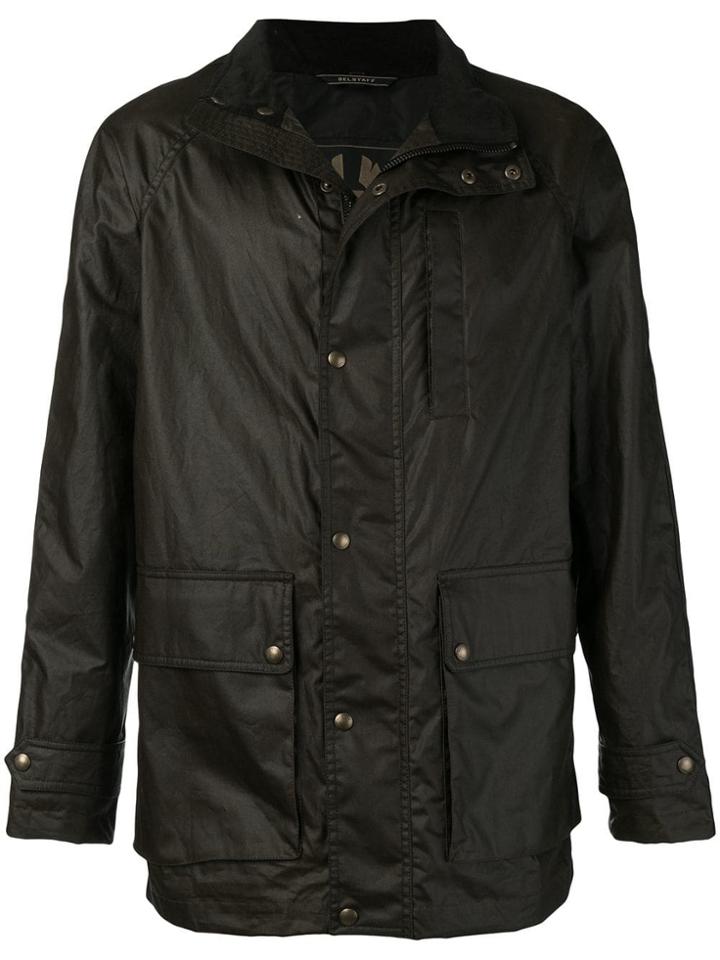 Belstaff High Neck Cargo Jacket - Green