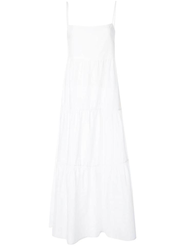 Matteau Tiered Summer Dress - White