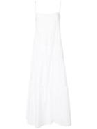 Matteau Tiered Summer Dress - White