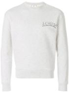 Ami Paris Ami Paris Print Sweatshirt - Grey