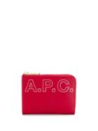 A.p.c. Embroidered Logo Purse