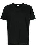 Saint Laurent Rear-print Fitted T-shirt - Black
