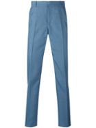 Alexander Mcqueen Tailored Trousers, Men's, Size: 50, Blue, Mohair/silk/acetate/viscose