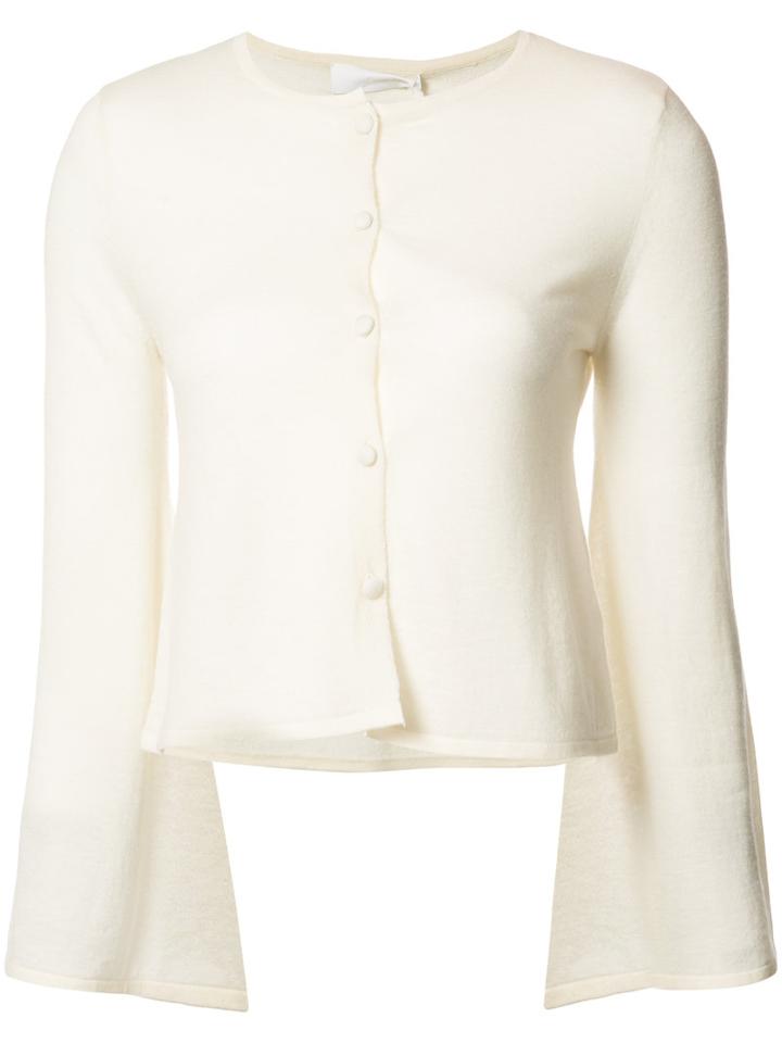 Co - Cardigan - Women - Cashmere - S, White, Cashmere