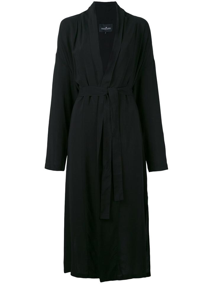 Designers Remix - Long Kimono Coat - Women - Viscose - 34, Black, Viscose
