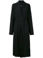 Designers Remix - Long Kimono Coat - Women - Viscose - 34, Black, Viscose