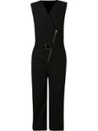 Andrea Marques V-neck Belted Jumpsuit