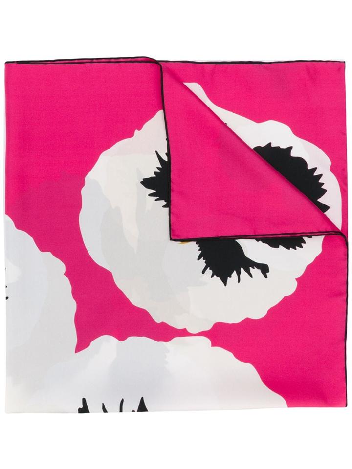 Valentino Printed Scarf - Pink