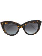 Victoria Beckham Layered Cat Eye Sunglasses