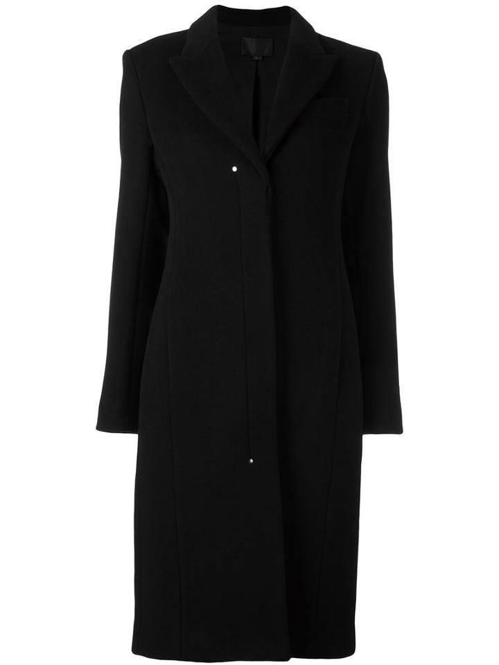 Alexander Wang Single Breasted Coat, Women's, Size: 6, Black, Polyamide/polyester/viscose/wool