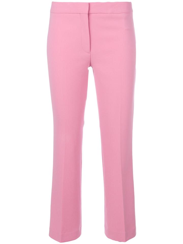 Theory Tailored Capri Pants - Pink & Purple