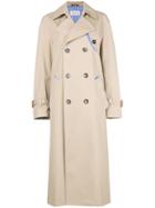 Maison Margiela Contrast Lining Trench Coat - Nude & Neutrals