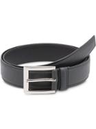 Prada Saffiano Leather Belt - Grey